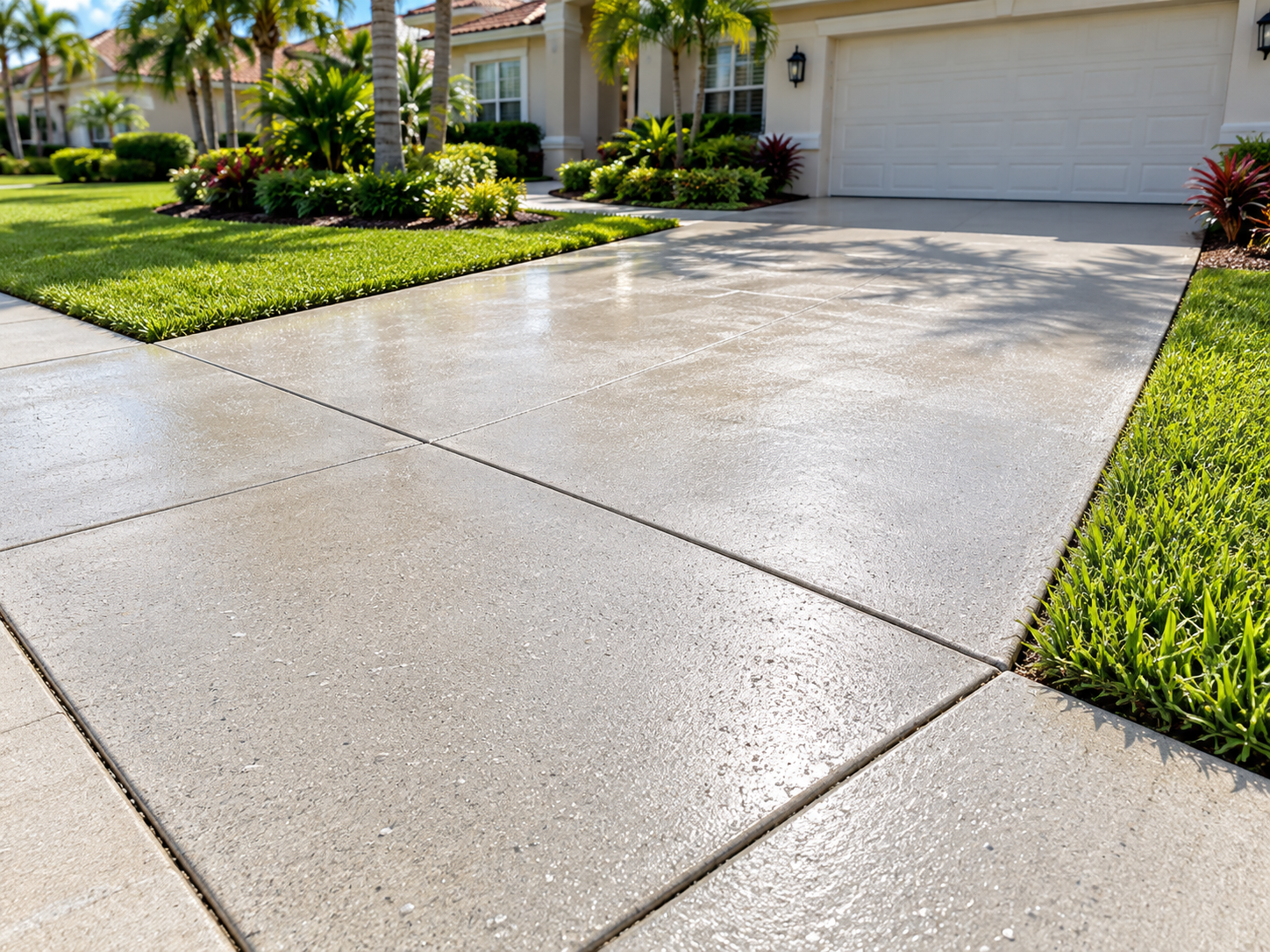 Clean driveway result