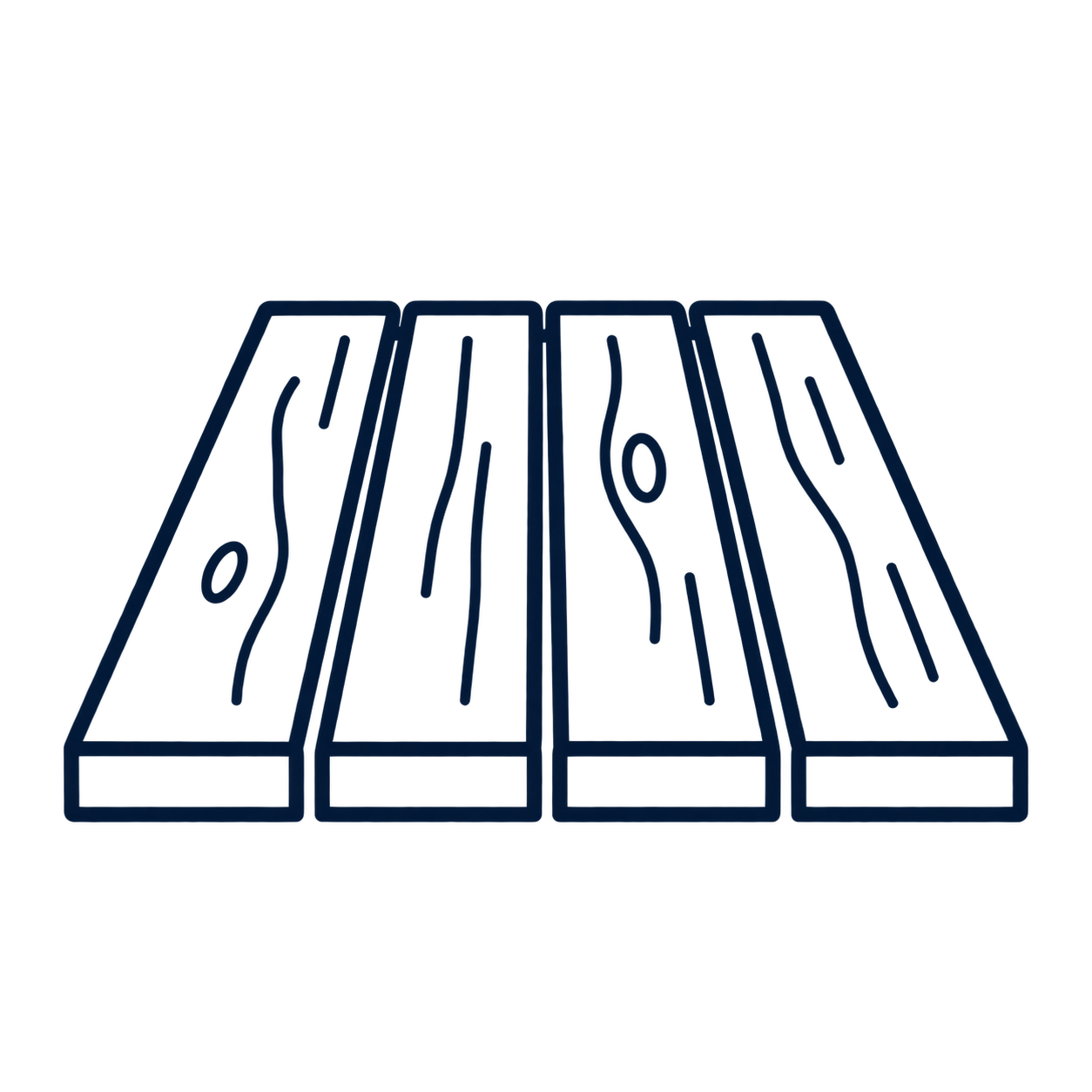 Wood deck icon