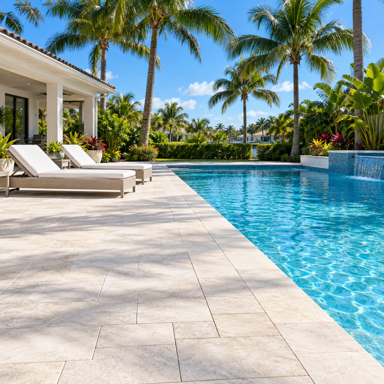 Pool deck cleaning